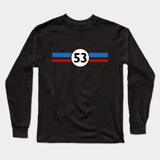 Herbie 53 Classic Racing Car 1963 Circle Logo #1 Long Sleeve T-Shirt